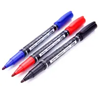 在飛比找蝦皮商城優惠-得力 雙頭簽字筆 多色可選 藍 黑 紅 辦公室文具