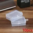Storage Box Transparent 10pcs Case Mini Multifunctional Organizer Pill