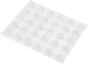 [Milisten] 30pcs Snowboard Anti- Adhesive Decals for Enhanced Traction and Control Self-Adhesive Non- Stickers for Skating Boards Sports Accessory Transparent Design