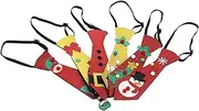 [FELTECHELECTR] Xmas Necktie Christmas Tie Set 6pcs Boys and Girls Neckties Snowman Reindeer Tree