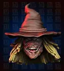 Scarecrow DC Ver C 1:18 scale custom unpainted Head 3.75" Figure