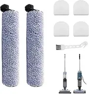ZUXIM 2 Brush Rolls +4 Replacement Filter Foams, for Shark, for HydroVac/Cordless Pro 3in1 Vacuum Mop Anti, Replace Part #WDB1F2 Steam Mop Pads(7 Pcak)