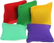 Abaodam 15Pcs Portable Bean Bag Toss Game for Fun Outdoor Playthings for Boys Leakproof Bean Bags for Hand Eye Coordination and Physical Activity