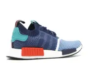 MEN'S ADIDAS NMD R1 PK PACKER BLUE/TEAL/RED BB5051 SIZE 9 US YZY Y3