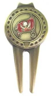 20 (Bulk Lot) Tampa Bay Buccaneers Divot Tools with Golf Ball Marker