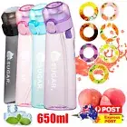 Water Bottle with Pods, 650ML Fruit Fragrance 0% Sugar Water Cup BPA Free