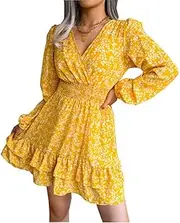 [N\W] NW Spring Summer Women's Floral Chiffon Dress