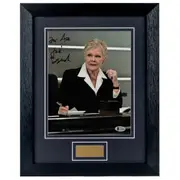Judy Dench Personally Signed James Bond 8 x 10 Photograph Framed