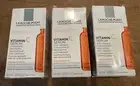 3 La Roche-Posay Pure Vitamin C 10% Serum Anti-Wrinkle Concentr. 1oz EXP 02/2027