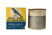 Blue Bird American Stove Kerosene Oil Stove Heater Replacement Wick Vintage