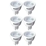 6PK Energizer LED GU5.3/MR16 5W/345LM Warm White Downlight Spot Lightbulb Bulb