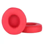 Earpads Cushions Replacement Headset Ear Cushions for Beats Solo 2 Solo2 (Red)