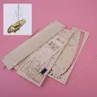 DIY Sailing Boat Ship Assembly Wooden Kits Model Decoration Kids Toy Gift 1:30