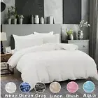 1000TC 100% Cotton Quilt Duvet Doona Cover Set Double Queen King Super King Size