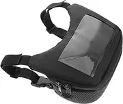 NOLITOY Modified Front Bag Motorbike Bag Waterproof Bike Seat Bag Front Frame Bag Electric Bicycle Bag Waterproof Electric Scooter Bag Motorcycle Accessories for Men Cycling Pouch Black