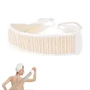 Exfoliating Loofah Back Strap Shower Body Sponge Loofa Body Scrubber Brush S❤B