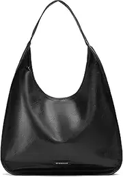 [NEWBELLA] Hobo Bags for Women Soft PU Leather Shoulder Tote Purses with Zipper