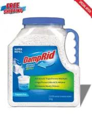 DampRid Moisture Absorber Refill 3.4kg - Bulk, Fragrance Free, Damp Rid
