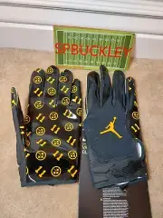 NIKE JORDAN VAPOR JET 6.0 NFL PITTSBURGH STEELERS #11 CHASE CLAYPOOL GLOVES 3XL