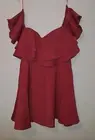 NWT Keepsake Two Fold Mini Dress Red sz M