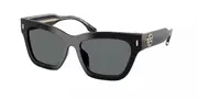 Tory Burch TY7208U Polarized 170987 Men's Sunglasses Black Size 54