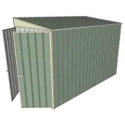 Build-a-Shed 1.5 x 3 x 2m Skillion Shed without Side Doors - Green