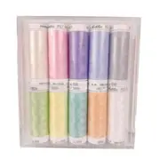 Mettler POLY SHEEN PASTEL Embroidery 10 x 150m Thread Pack
