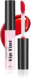 Peel Off Lip Stain, Long Lasting Lip Tint 2ml Waterproof Natural Matte Finish Lipstick Easy Peel & Reveal Lip Gloss Lip Makeup for Women Girls