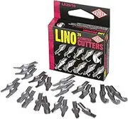 Essdee : Lino Carving Blades : 25 Assorted Blades : (10 Styles)