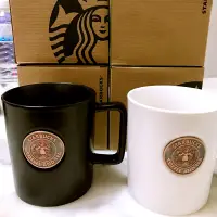 在飛比找蝦皮購物優惠-Starbucks 星巴克 黑/藍品牌復古女神馬克杯