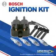 Bosch Spark Plugs Coil Lead Kit for Mini Cooper S R50 R52 R53 1598cc Nickel (for: Mini)