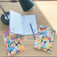 在飛比找樂天市場購物網優惠-日本直送 迪士尼Tsum TsumA5橫線筆記本附書套 備忘