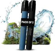 Portable Water Filter Straw Survival,Essential Camping & Hiking Gear,Water Purification Straw for Travel, Biking and Emergency Preparedness(2 Pack,Blue+Black)