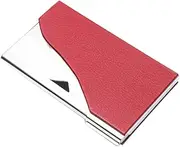 Red Business Name Card Holder Credit Card Holder Wallet for Women