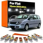 16Pcs LED Interior Light Kit, For Fiat Ulysse 2 MK2 179 2003-2007 2008 2009 2010 2011 Map Dome Trunk Car Door Bulb