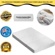 Folding Mattresses Camping Mat Portable Travel Cot Trifold Play Playpens Cribs