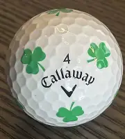 Callaway Truvis Chrome Soft Shamrock Golf Ball Mint Unplayed