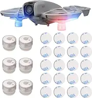 Mini Flashing Lights for DJI NEO Drone, Strobe Light Universal Quick Flash Drone High Light, Red and Blue Color Flash for DJI NEO Drone Accessories (6 pcs)