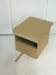 Goudian Finch Wooden wood nesting nest box w perch AUSSIE MADE Gouldian