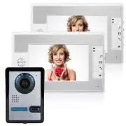 Wired 7" Color Video Door Phone Doorbell Intercom Security System Camera+Monitor