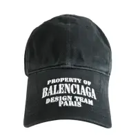 在飛比找momo購物網優惠-【Balenciaga 巴黎世家】經典電繡LOGO仿舊復古風