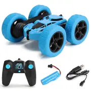 2.4GHz 4WD Fast RC Car Kids Toy Double Sided 360 Degree Rotating RC Truck