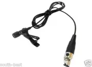 New Lavalier Microphone for AKG Samson Wireless belt pack Transmitter XLR Mini