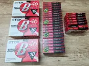 TDK B 45 / 37 Pcs , 60/ 20 Pcs vintage audio cassette blank tape sealed Type I
