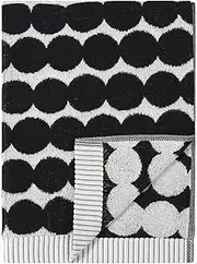 [Marimekko] Räsymatto Terry Cotton Hand Towel – Polka Dot Patterned Hand Towels – 28 in x 20 in