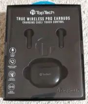 New Top Tech True Wireless Pro Earbuds With Charging Case & Touch Control 23