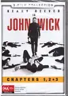 John Wick Chapters 1 2 3 DVD NEW Region 4 Keanu Reeves