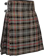 [Allsafe Traders] Men's 5 Yard Scottish Tartan Kilt, Highland Wedding Kilt