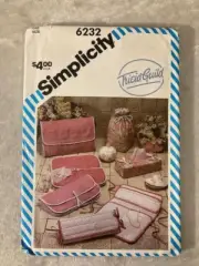 Simplicity Pattern 6232 Quilted Accessories by Tricia Guild Bags 1983 UNCUT