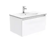 Fienza Rotondo Manu 750 Wall Hung Vanity Gloss White ROT75H